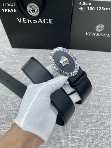 Super Perfect Quality Versace Belts(100% Genuine Leather,Steel Buckle)-1652