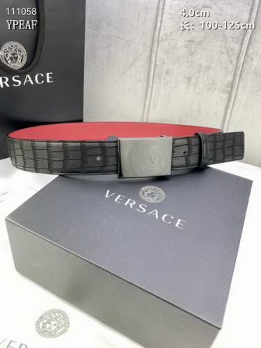 Super Perfect Quality Versace Belts(100% Genuine Leather,Steel Buckle)-1679