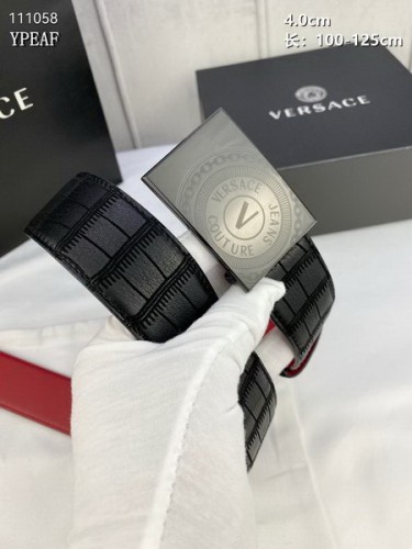 Super Perfect Quality Versace Belts(100% Genuine Leather,Steel Buckle)-1677