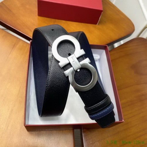 Super Perfect Quality Ferragamo Belts(100% Genuine Leather,steel Buckle)-1636