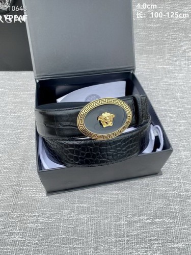Super Perfect Quality Versace Belts(100% Genuine Leather,Steel Buckle)-1669