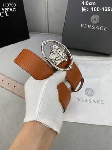 Super Perfect Quality Versace Belts(100% Genuine Leather,Steel Buckle)-798