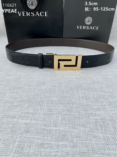 Super Perfect Quality Versace Belts(100% Genuine Leather,Steel Buckle)-1636