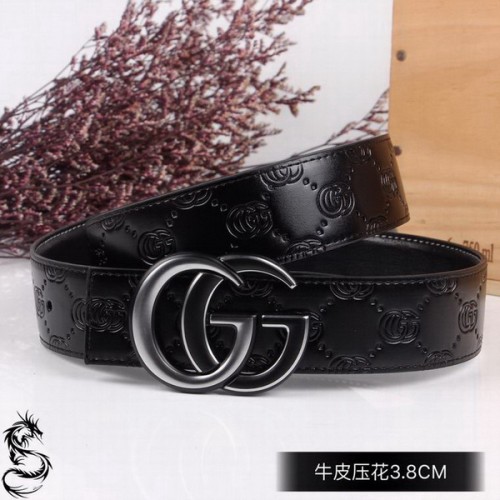 Super Perfect Quality G Belts(100% Genuine Leather,steel Buckle)-3935
