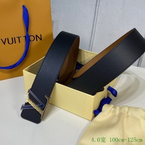 Super Perfect Quality LV Belts(100% Genuine Leather Steel Buckle)-2946