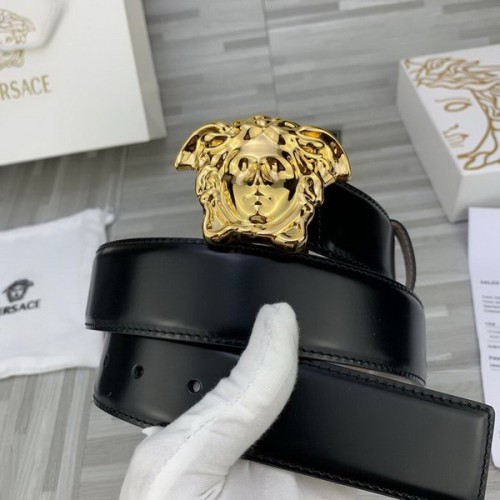 Super Perfect Quality Versace Belts(100% Genuine Leather,Steel Buckle)-1286