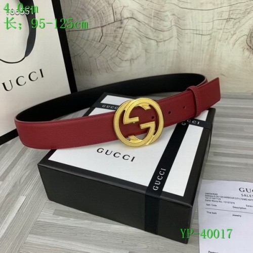 Super Perfect Quality G Belts(100% Genuine Leather,steel Buckle)-3986