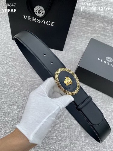 Super Perfect Quality Versace Belts(100% Genuine Leather,Steel Buckle)-1653