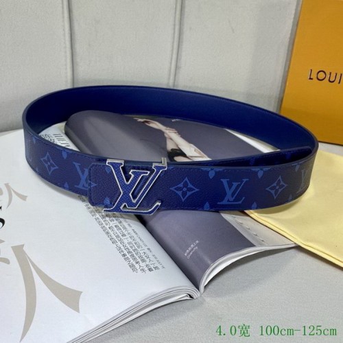 Super Perfect Quality LV Belts(100% Genuine Leather Steel Buckle)-3036