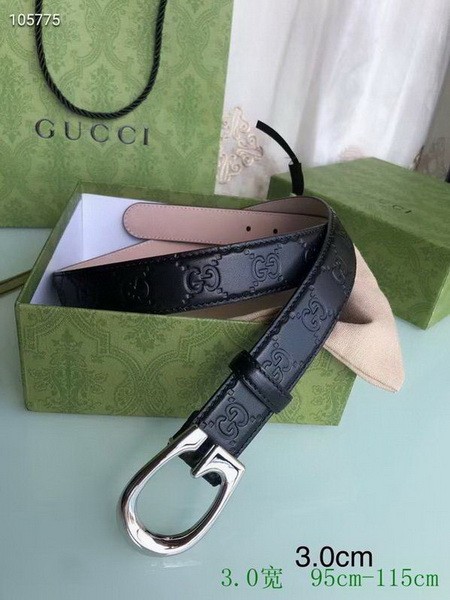 Super Perfect Quality G Belts(100% Genuine Leather,steel Buckle)-2729