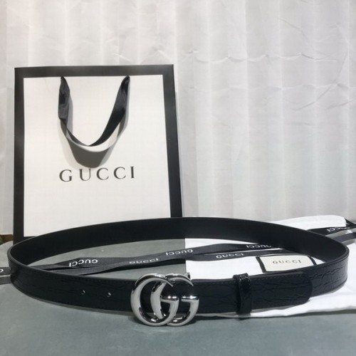 Super Perfect Quality G Belts(100% Genuine Leather,steel Buckle)-3306
