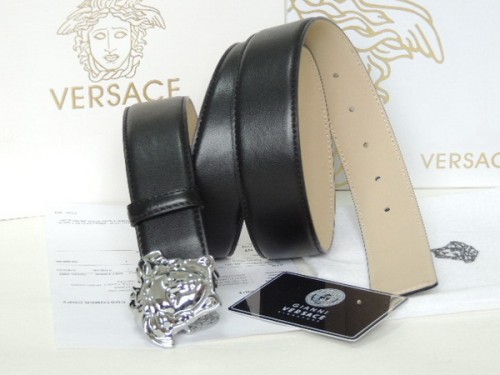 Super Perfect Quality Versace Belts(100% Genuine Leather,Steel Buckle)-873