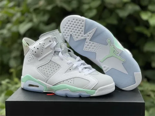 Authentic Air Jordan 6 “Mint Foam”  Women Shoes