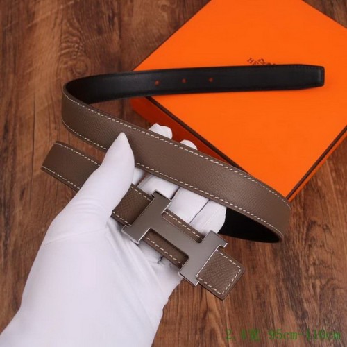 Super Perfect Quality Hermes Belts(100% Genuine Leather,Reversible Steel Buckle)-953