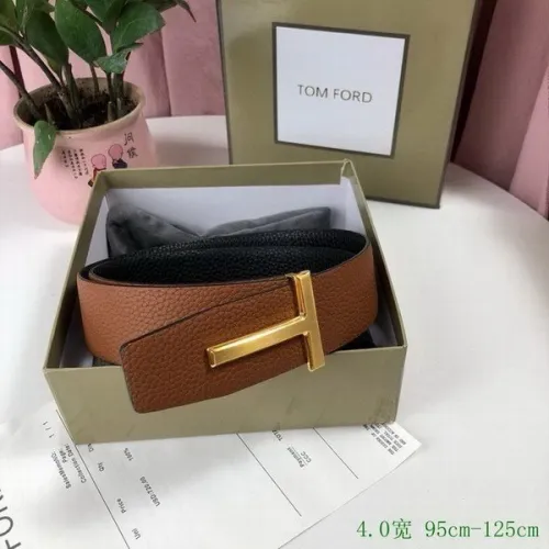 Super Perfect Quality Tom Ford Belts(100% Genuine Leather,Reversible Steel Buckle)-045
