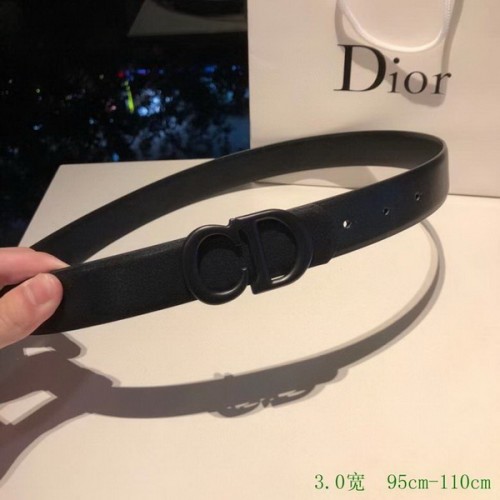 Super Perfect Quality Dior Belts(100% Genuine Leather,steel Buckle)-488