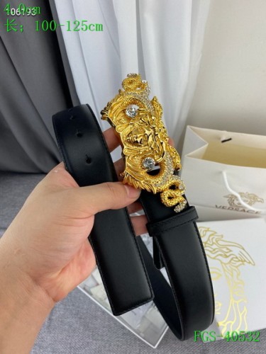 Super Perfect Quality Versace Belts(100% Genuine Leather,Steel Buckle)-1702
