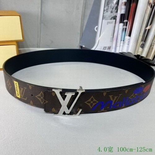 Super Perfect Quality LV Belts(100% Genuine Leather Steel Buckle)-4032
