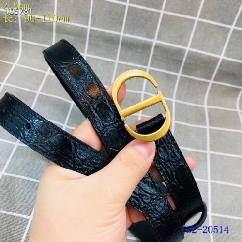 Super Perfect Quality Dior Belts(100% Genuine Leather,steel Buckle)-693