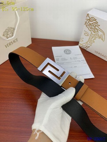 Super Perfect Quality Versace Belts(100% Genuine Leather,Steel Buckle)-589