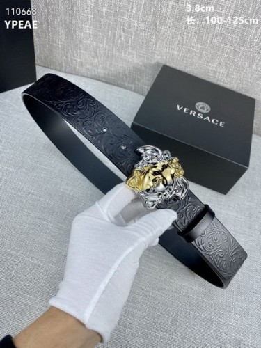 Super Perfect Quality Versace Belts(100% Genuine Leather,Steel Buckle)-1641