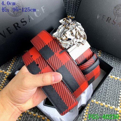 Super Perfect Quality Versace Belts(100% Genuine Leather,Steel Buckle)-1445