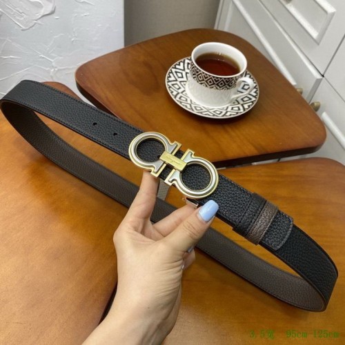 Super Perfect Quality Ferragamo Belts(100% Genuine Leather,steel Buckle)-1692