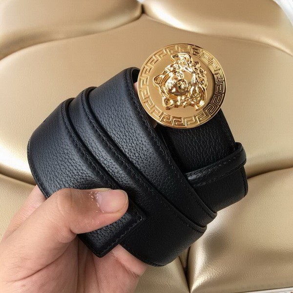 Super Perfect Quality Versace Belts(100% Genuine Leather,Steel Buckle)-622