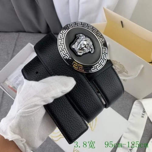 Super Perfect Quality Versace Belts(100% Genuine Leather,Steel Buckle)-1303