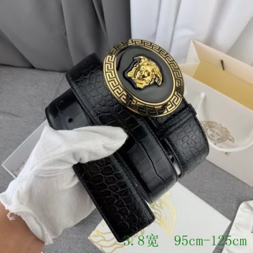 Super Perfect Quality Versace Belts(100% Genuine Leather,Steel Buckle)-1298