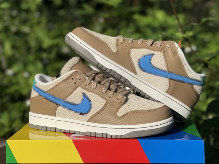 Authentic Size? x Nike Dunk Low Brown