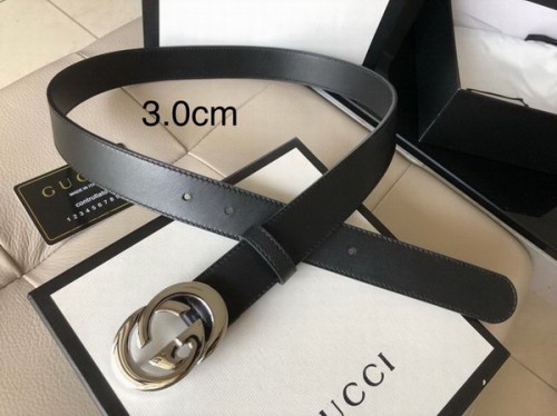 Super Perfect Quality G Belts(100% Genuine Leather,steel Buckle)-3331