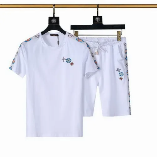 LV short sleeve men suit-124(M-XXXL)