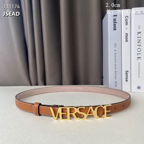 Super Perfect Quality Versace Belts(100% Genuine Leather,Steel Buckle)-1618