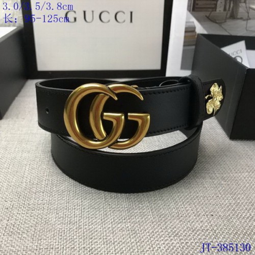 Super Perfect Quality G Belts(100% Genuine Leather,steel Buckle)-3137