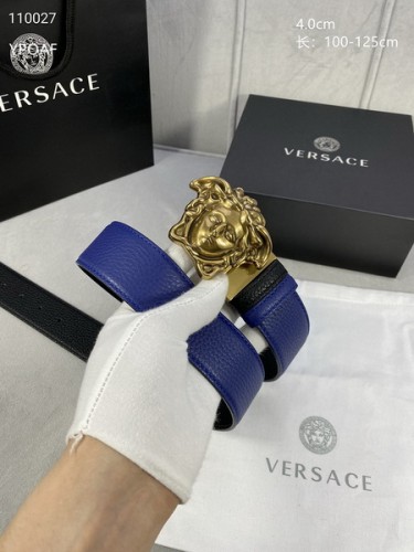 Super Perfect Quality Versace Belts(100% Genuine Leather,Steel Buckle)-966