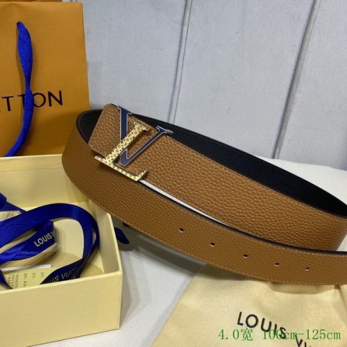 Super Perfect Quality LV Belts(100% Genuine Leather Steel Buckle)-2947