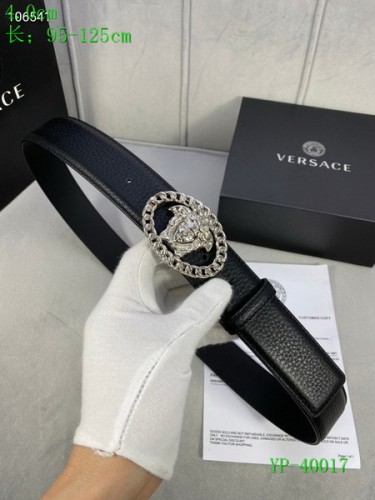 Super Perfect Quality Versace Belts(100% Genuine Leather,Steel Buckle)-1077