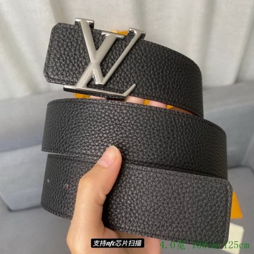 Super Perfect Quality LV Belts(100% Genuine Leather Steel Buckle)-2939