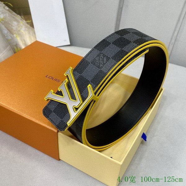 Super Perfect Quality LV Belts(100% Genuine Leather Steel Buckle)-2928