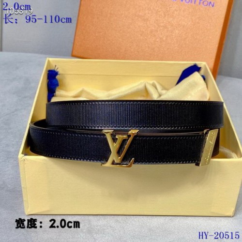 Super Perfect Quality LV Belts(100% Genuine Leather Steel Buckle)-4257