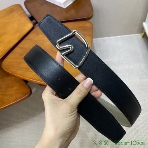 Super Perfect Quality Hermes Belts(100% Genuine Leather,Reversible Steel Buckle)-907