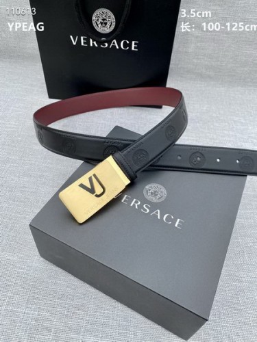 Super Perfect Quality Versace Belts(100% Genuine Leather,Steel Buckle)-600