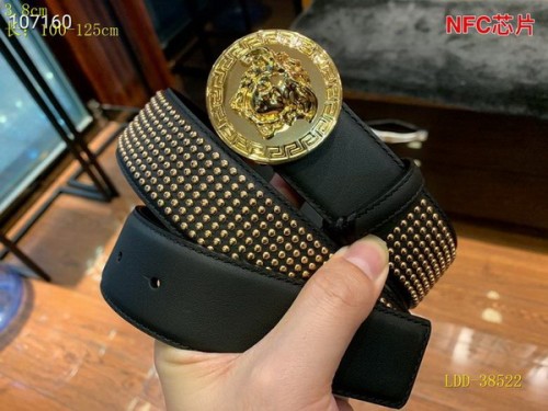 Super Perfect Quality Versace Belts(100% Genuine Leather,Steel Buckle)-1114