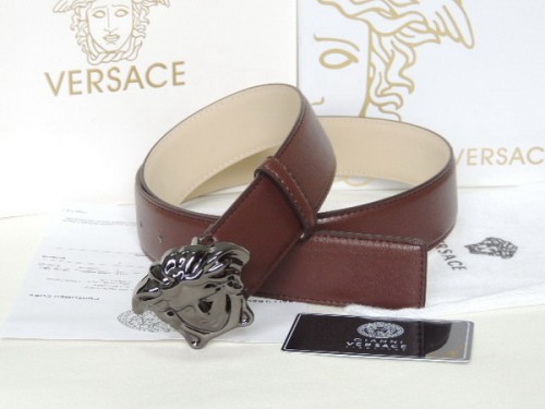 Super Perfect Quality Versace Belts(100% Genuine Leather,Steel Buckle)-874