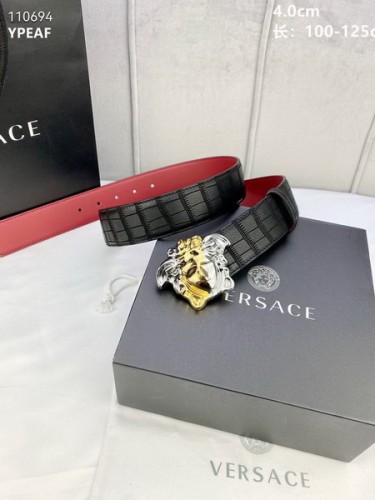 Super Perfect Quality Versace Belts(100% Genuine Leather,Steel Buckle)-1675