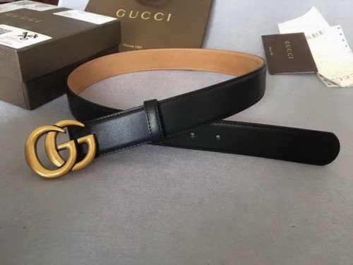 Super Perfect Quality G Belts(100% Genuine Leather,steel Buckle)-3437