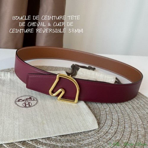 Super Perfect Quality Hermes Belts(100% Genuine Leather,Reversible Steel Buckle)-902