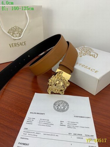 Super Perfect Quality Versace Belts(100% Genuine Leather,Steel Buckle)-1498