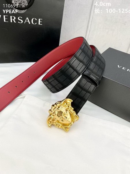Super Perfect Quality Versace Belts(100% Genuine Leather,Steel Buckle)-1674